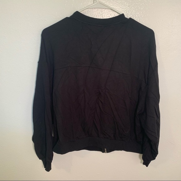 Lovestitch Oakley Fleece Bomber Jacket Sweatshirt - Picture 9 of 11